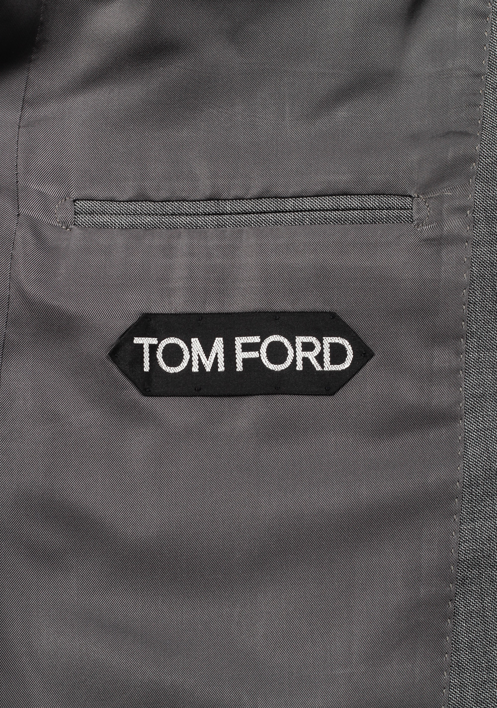 TOM FORD Windsor Signature Solid Gray Sharkskin Suit | Costume Limité