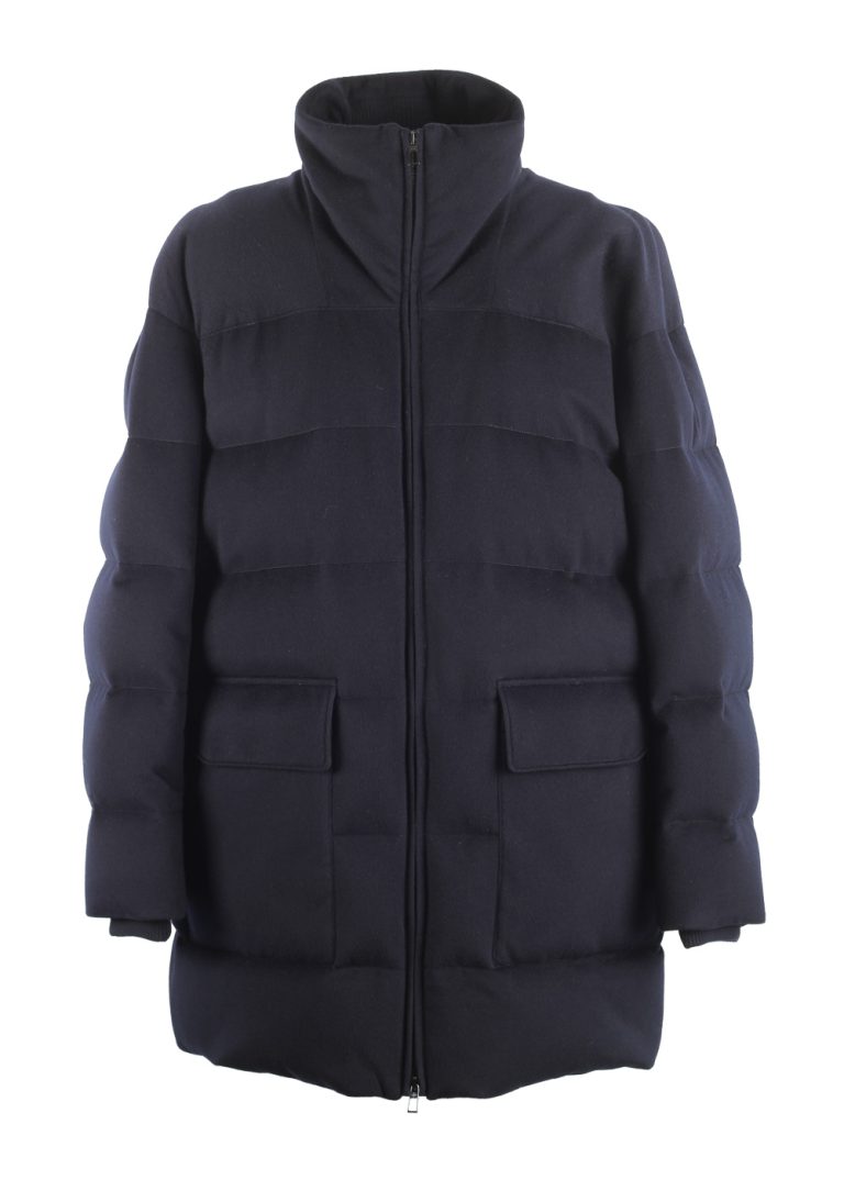 Loro Piana Blue Cashmere Storm System Coat Size XL / 54 / 44R U.S. Outerwear - thumbnail | Costume Limité