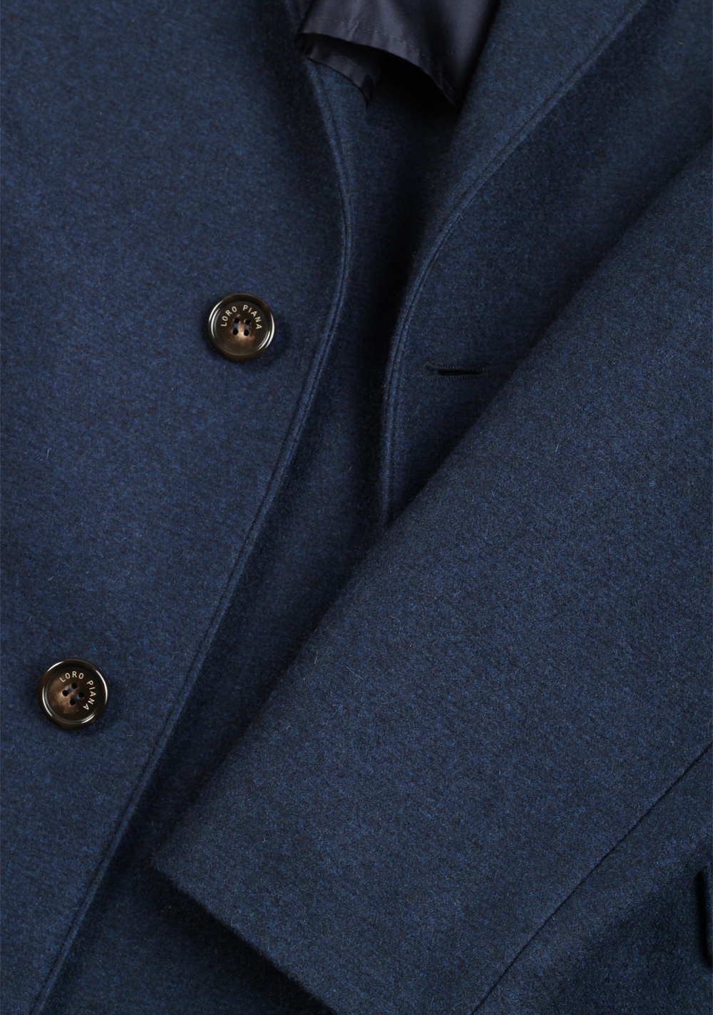 Loro Piana Blue Cashmere Coat Size L / 52 / 42R U.S. Outerwear | Costume Limité