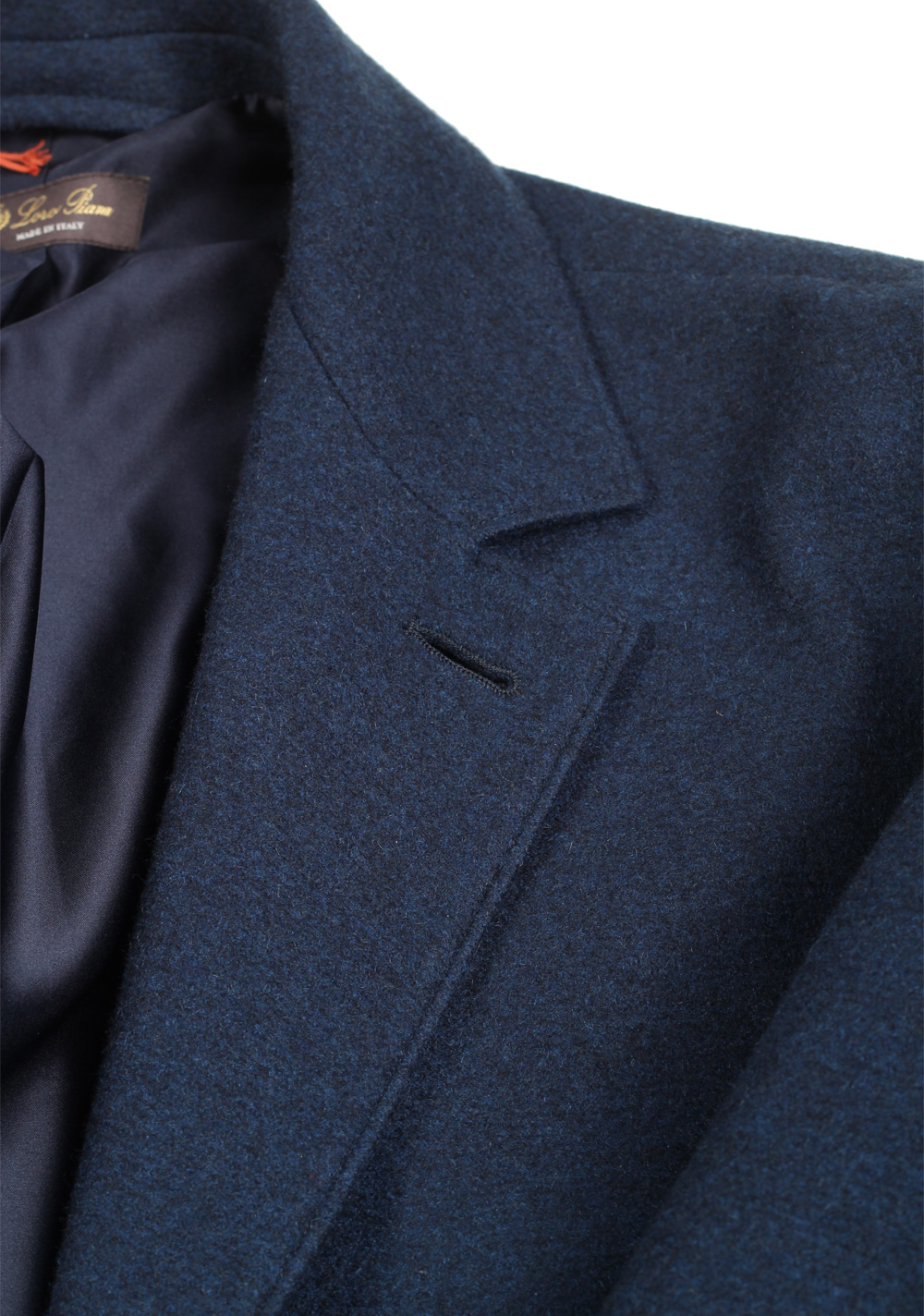 Loro Piana Blue Cashmere Coat Size L / 52 / 42R U.S. Outerwear | Costume Limité
