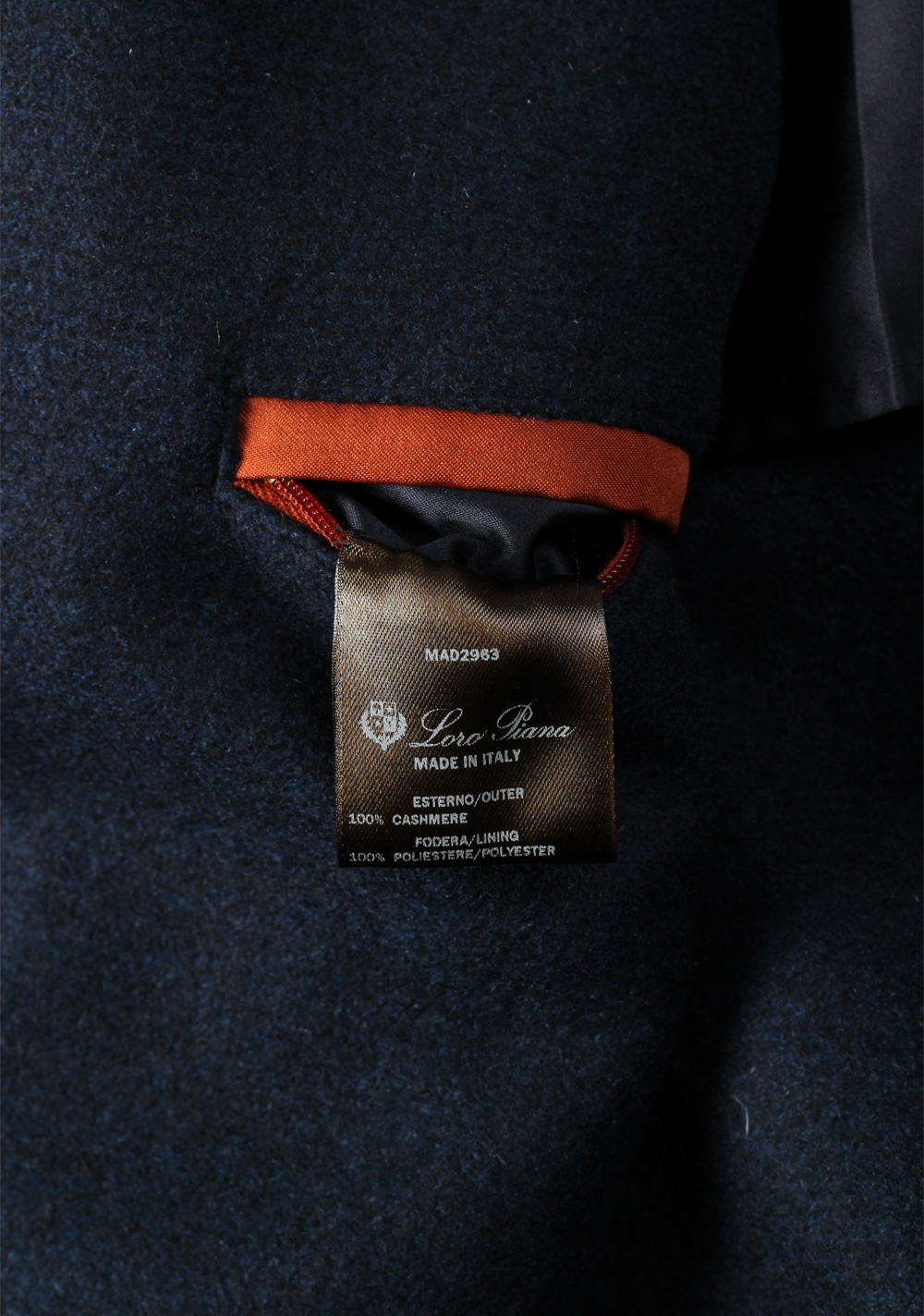 Loro Piana Blue Cashmere Coat Size L / 52 / 42R U.S. Outerwear | Costume Limité