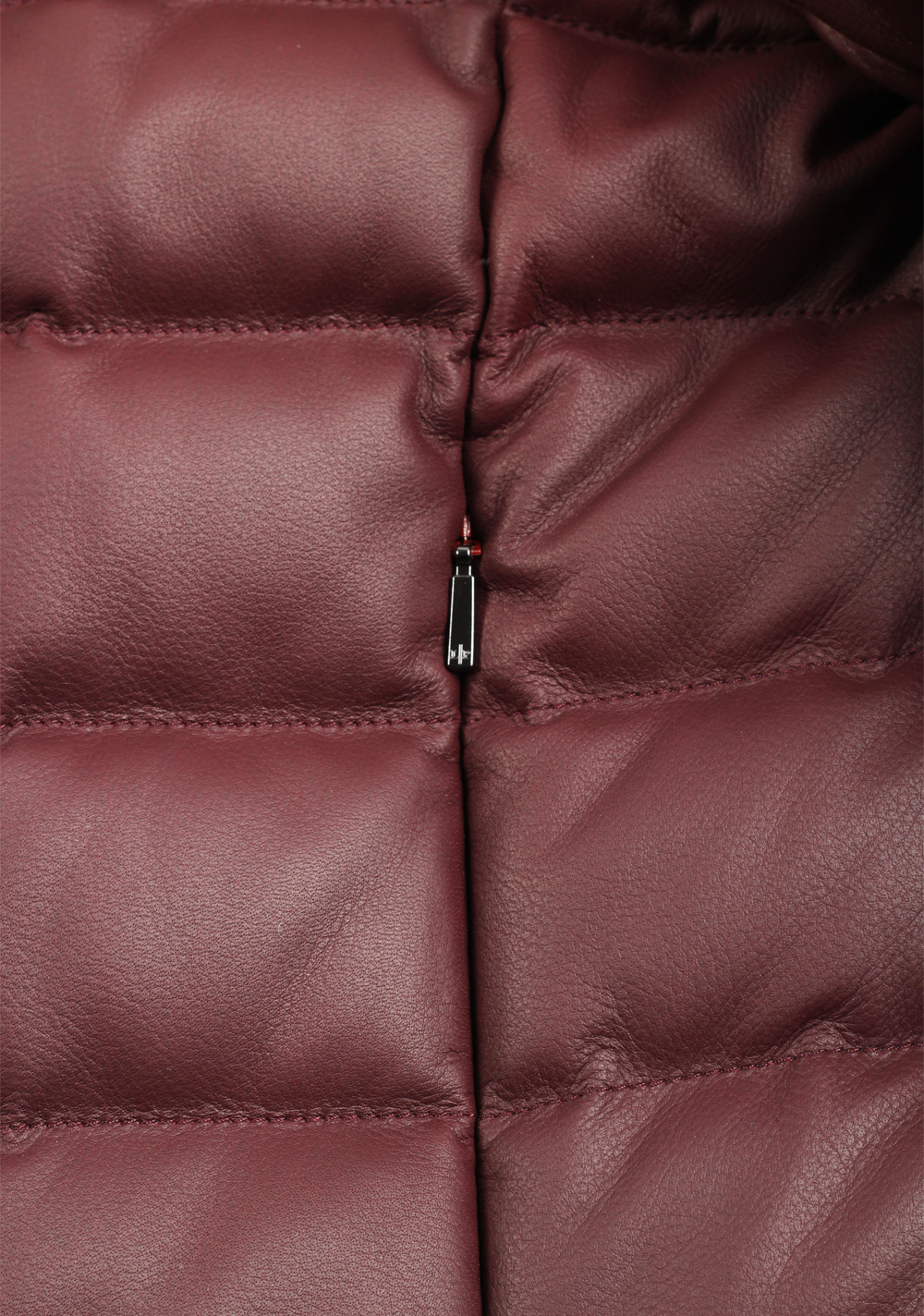 Loro Piana Burgundy Leather Padded Coat Size Medium / 50 / 40R U.S. Outerwear | Costume Limité