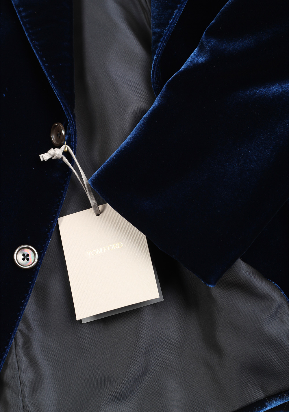 TOM FORD Cooper Blue Sport Coat Velvet Tuxedo Dinner Jacket | Costume Limité