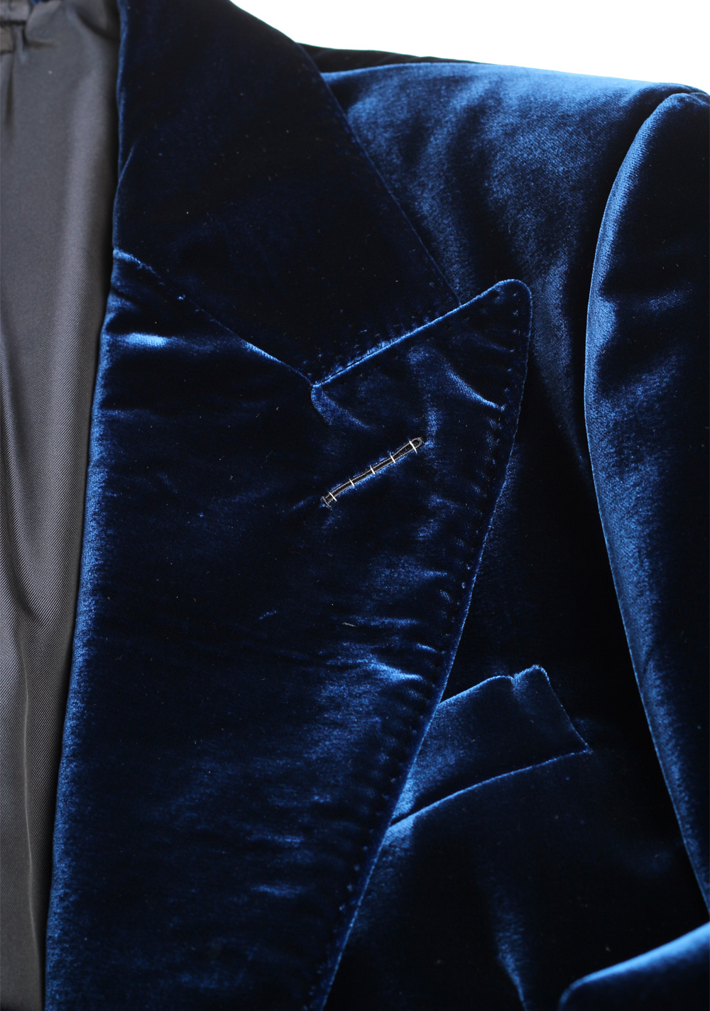 TOM FORD Cooper Blue Sport Coat Velvet Tuxedo Dinner Jacket | Costume Limité