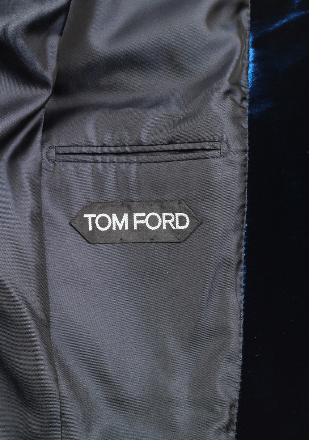 TOM FORD Cooper Blue Sport Coat Velvet Tuxedo Dinner Jacket | Costume Limité