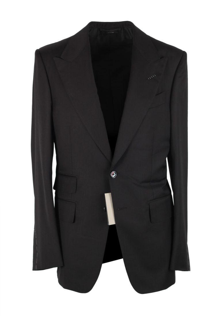 TOM FORD Shelton Black Suit Size 48 / 38R U.S. - thumbnail | Costume Limité