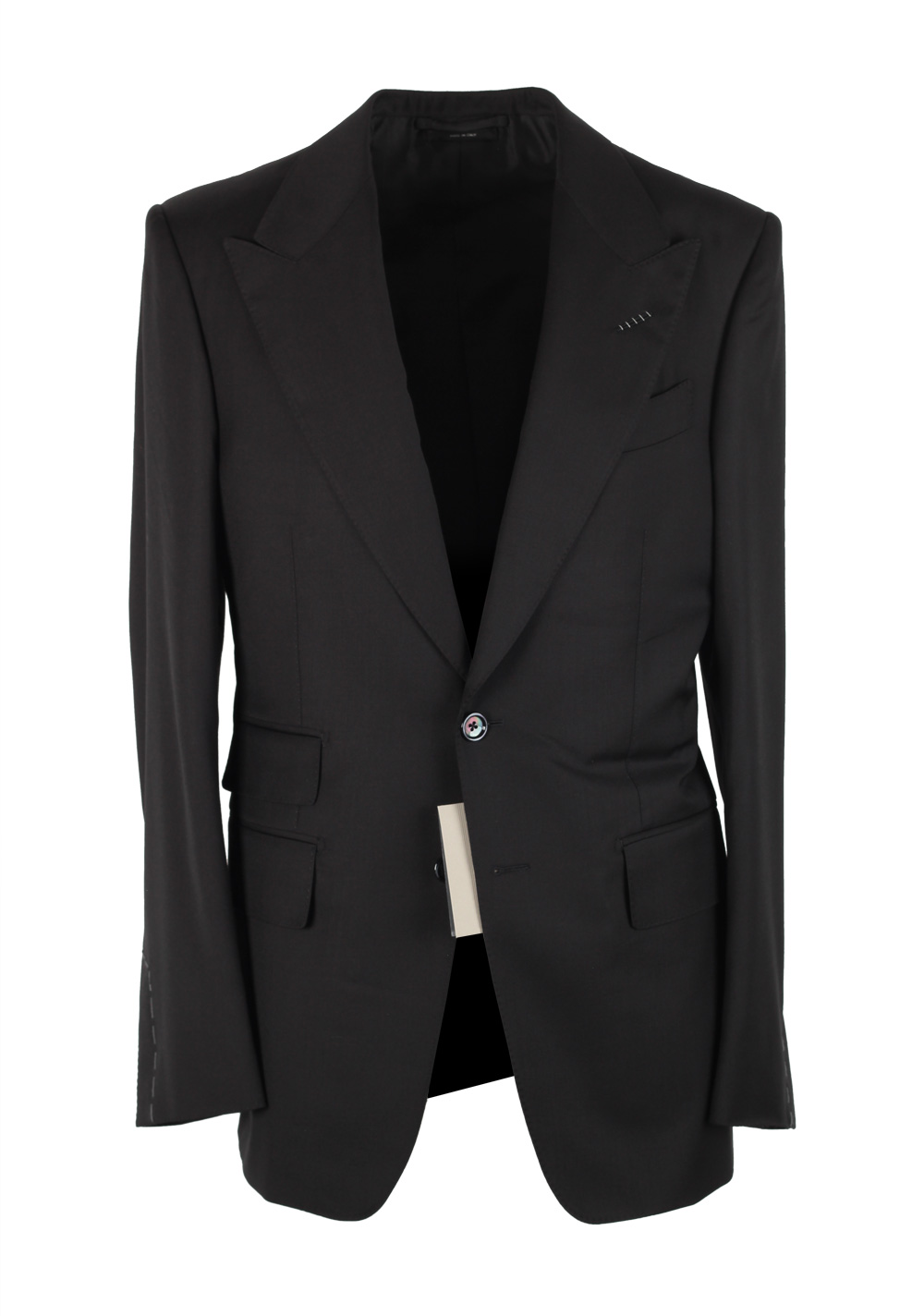 TOM FORD Shelton Black Suit Size 48 / 38R U.S. | Costume Limité