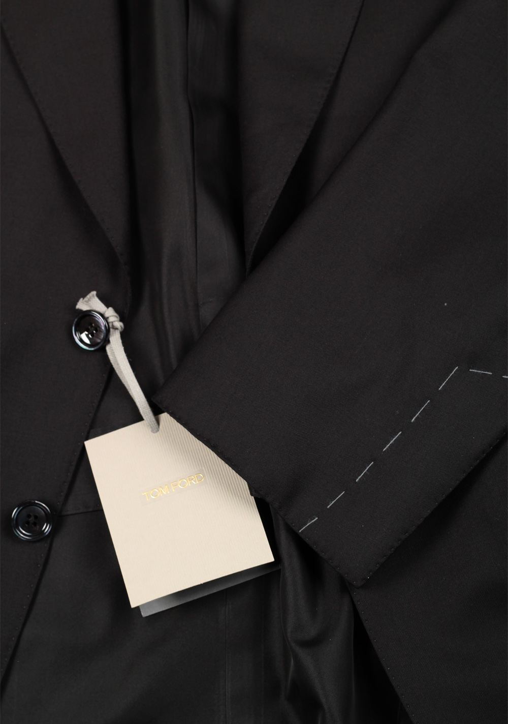 TOM FORD Shelton Black Suit Size 48 / 38R U.S. | Costume Limité