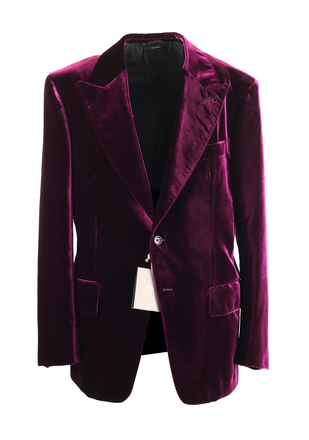 TOM FORD Cooper Velvet Purple Tuxedo Dinner Jacket Size 52 / 42R | Costume Limité