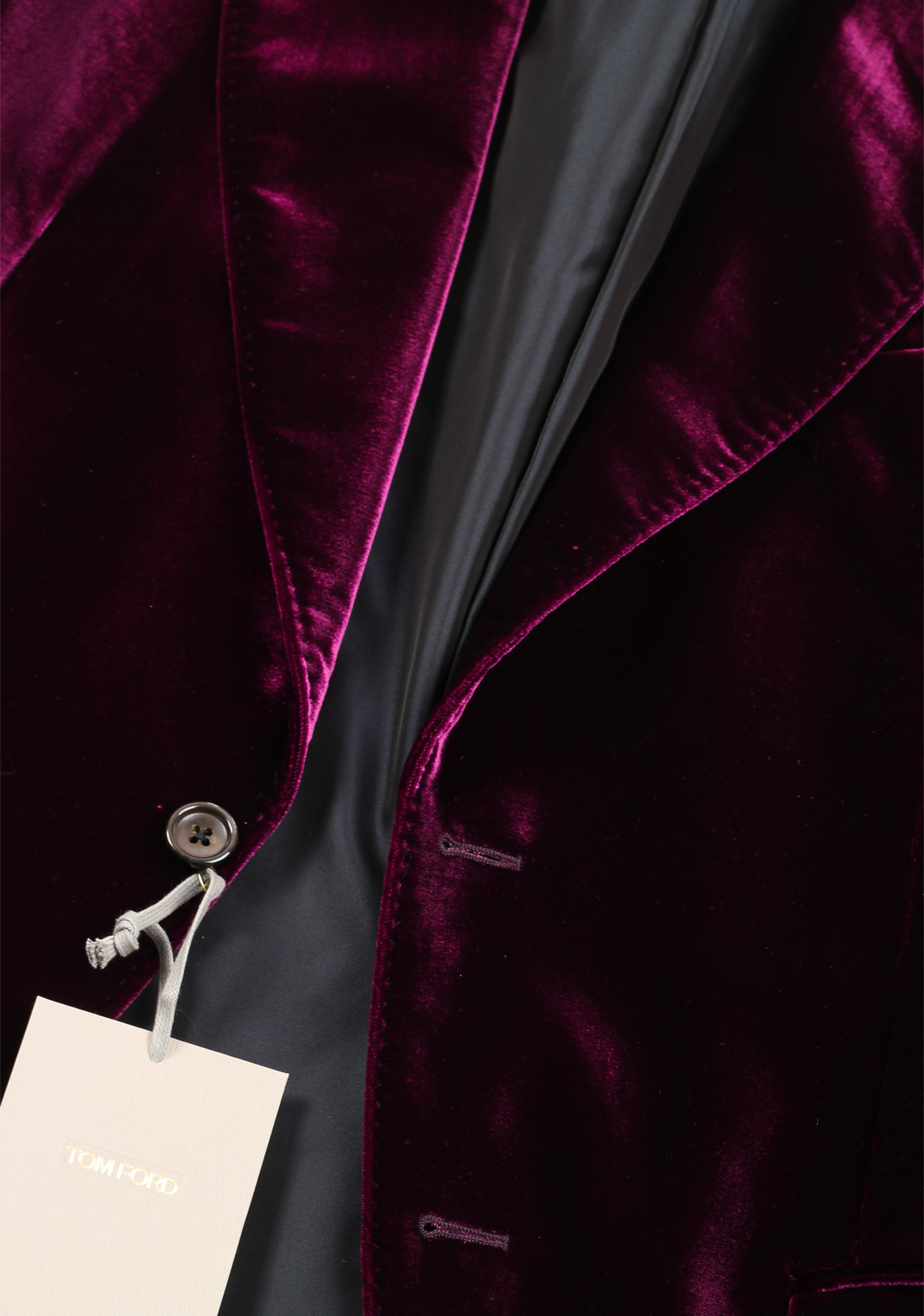 TOM FORD Cooper Velvet Purple Tuxedo Dinner Jacket Size 52 / 42R | Costume Limité
