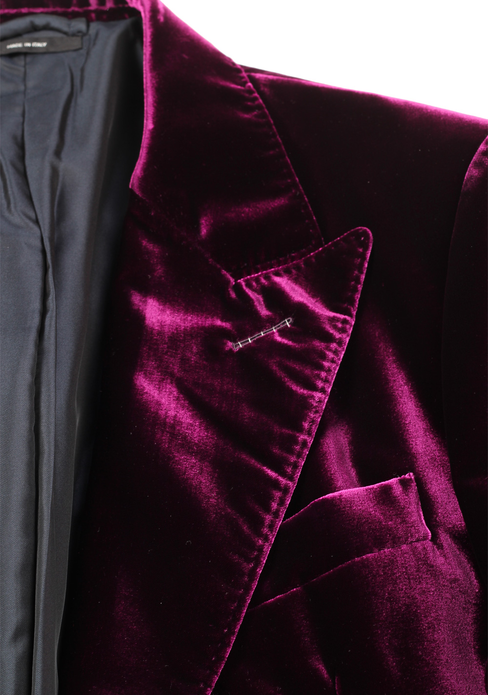TOM FORD Cooper Velvet Purple Tuxedo Dinner Jacket Size 52 / 42R | Costume Limité