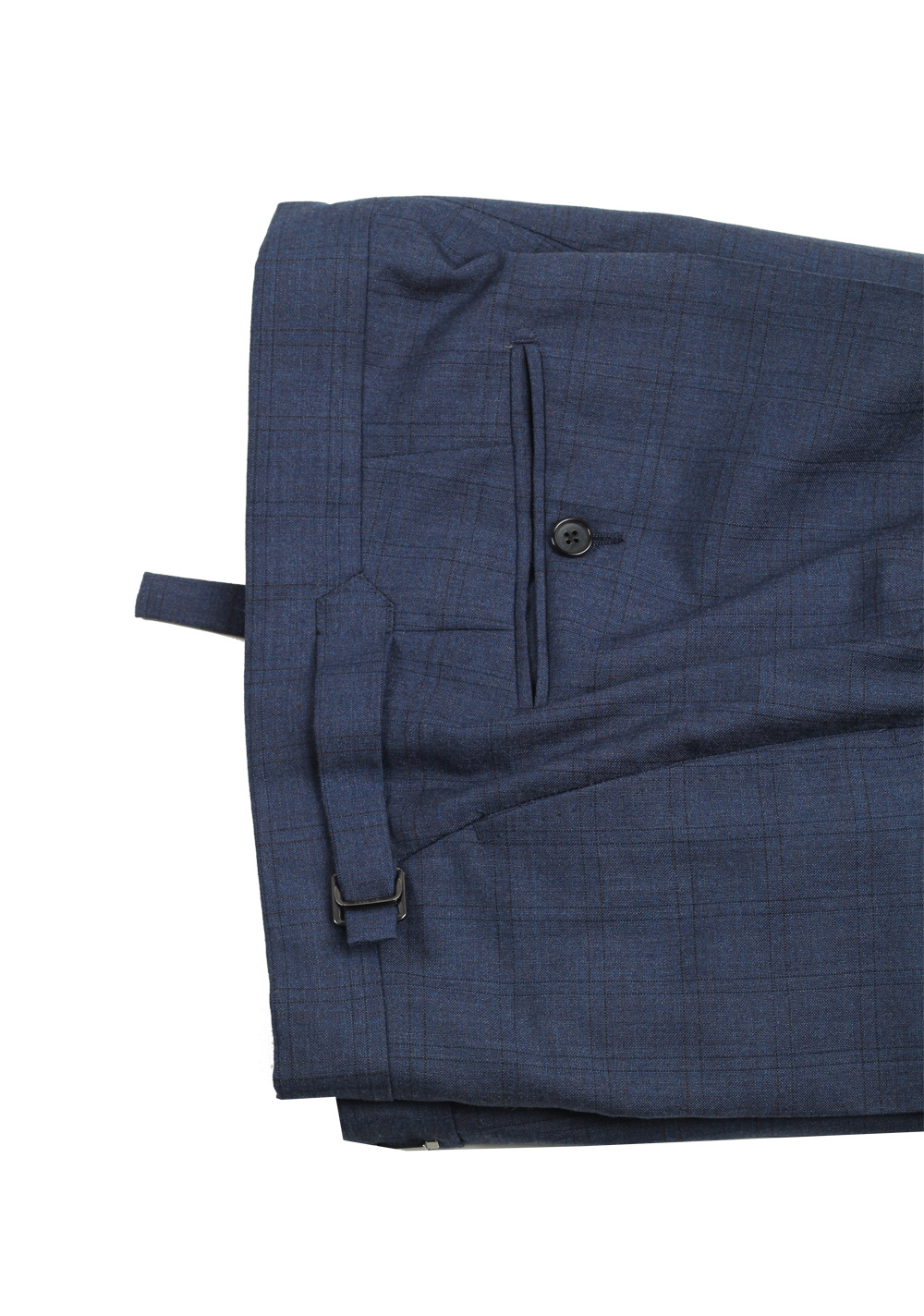 TOM FORD Windsor Checked Blue 3 Piece Suit Size 48 / 38R U.S. Wool Fit A | Costume Limité