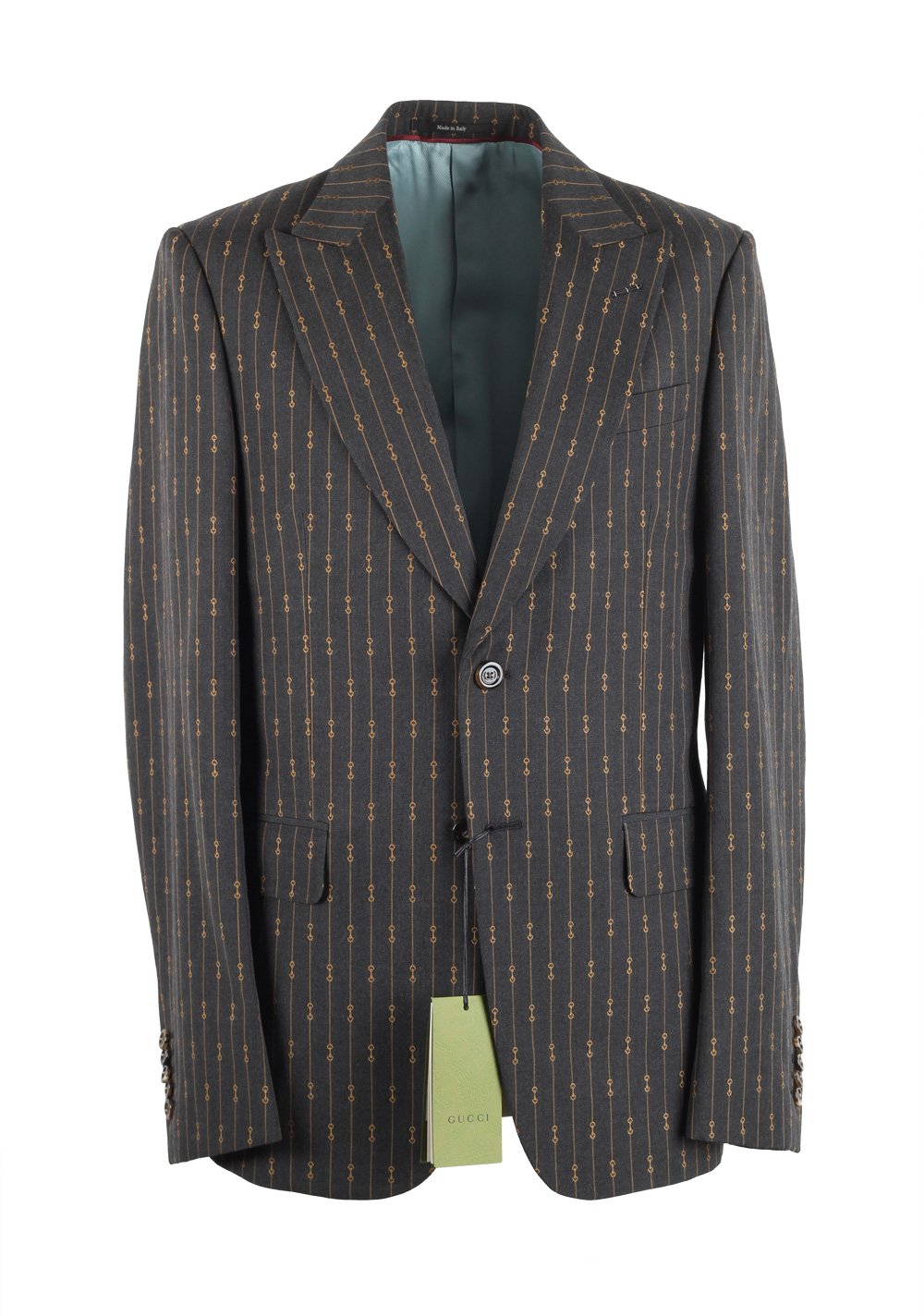 Gucci Gray Striped Signature Suit | Costume Limité