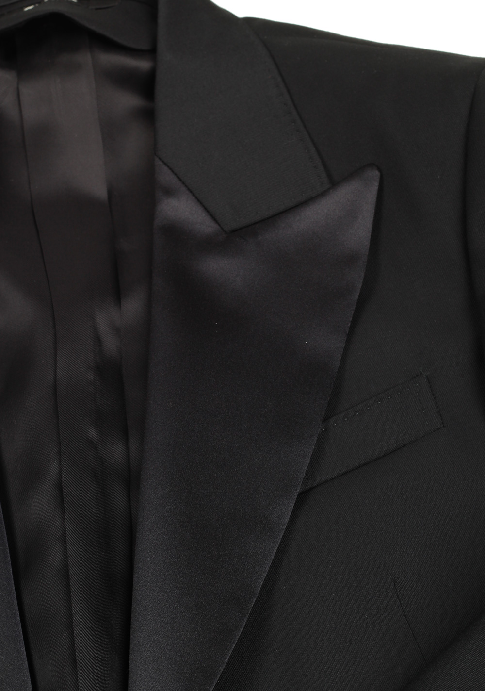 Z Zegna Black Wool Tuxedo Suit | Costume Limité