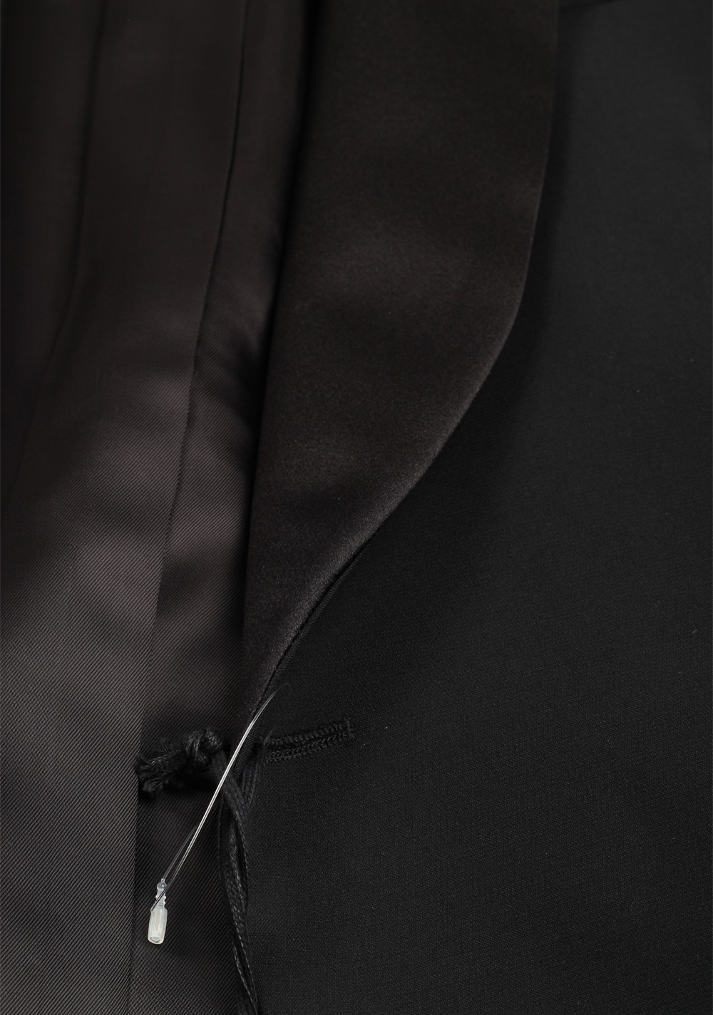 Z Zegna Black Wool Tuxedo Suit Size 50 / 40R U.S. | Costume Limité
