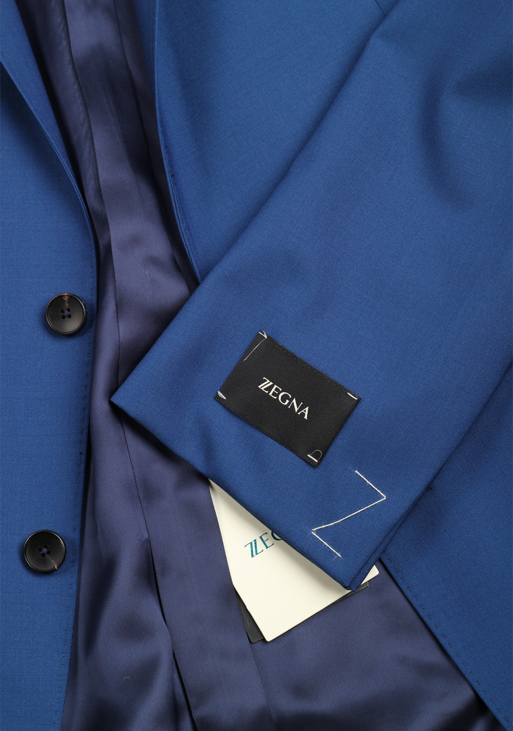 Z Zegna Blue Wool Suit Size 50 / 40R U.S. | Costume Limité