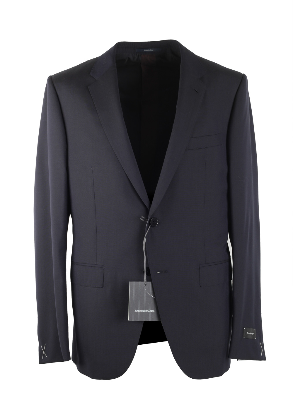 Ermenegildo Zegna Blue City Wool Suit Size 50 / 40R U.S. | Costume Limité