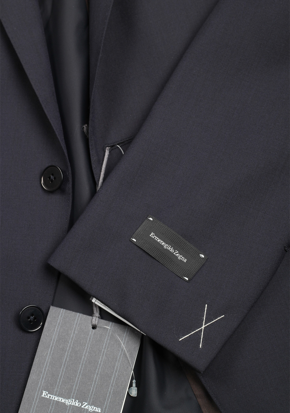 Ermenegildo Zegna Blue City Wool Suit Size 50 / 40R U.S. | Costume Limité