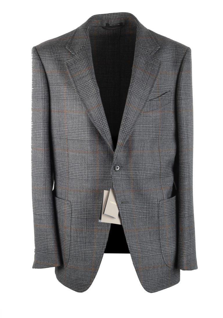 TOM FORD O’Connor Gray Checked Sport Coat Size 50 / 40R U.S. - thumbnail | Costume Limité