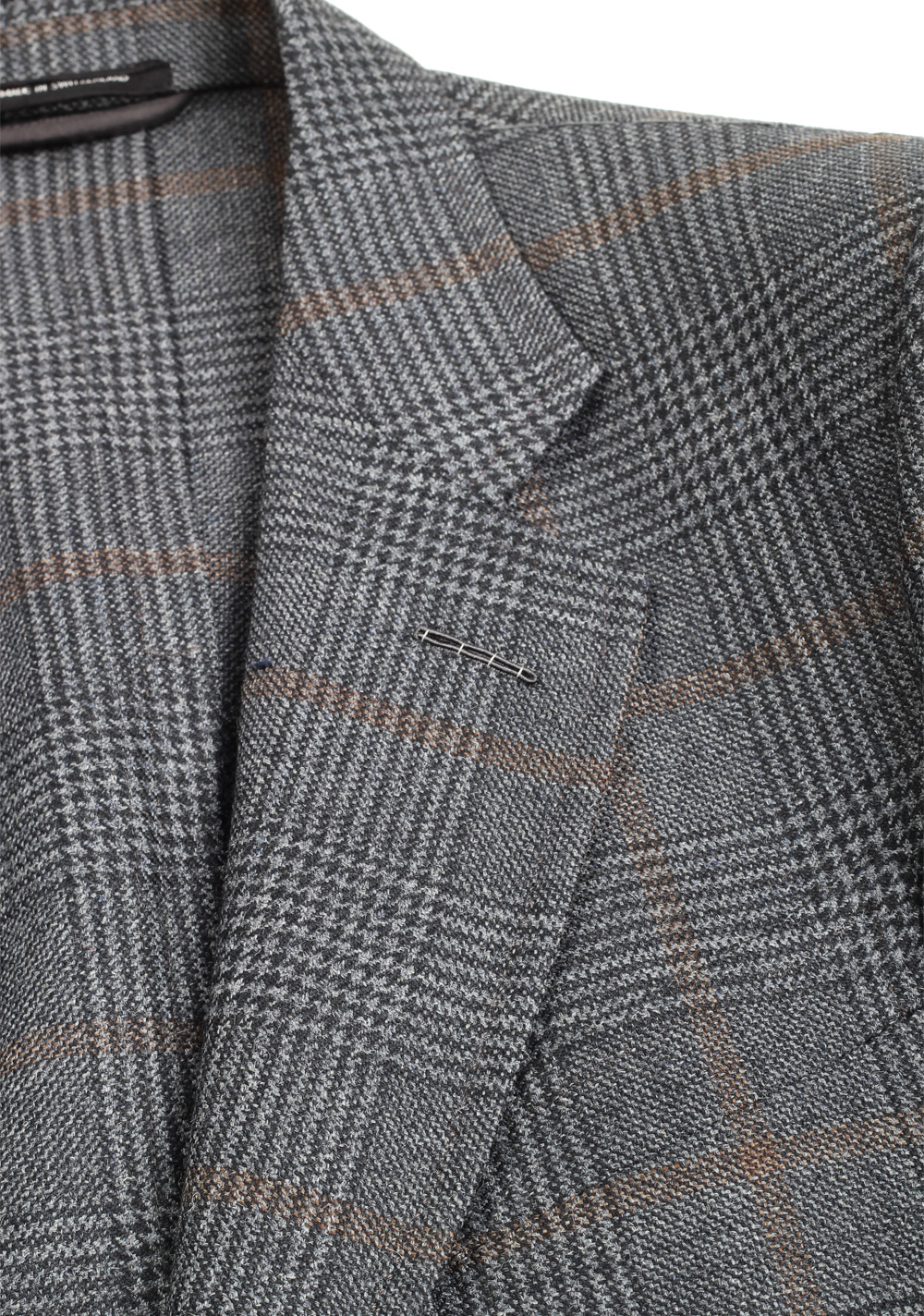 TOM FORD O’Connor Gray Checked Sport Coat Size 50 / 40R U.S. | Costume Limité