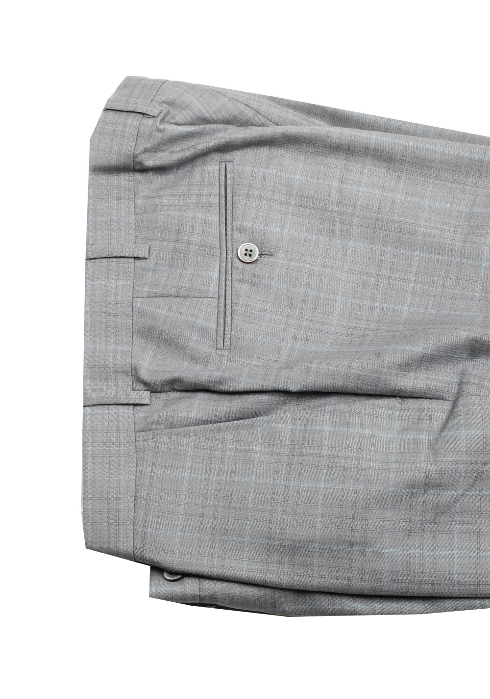 ZEGNA Milano Gray Checked Suit | Costume Limité