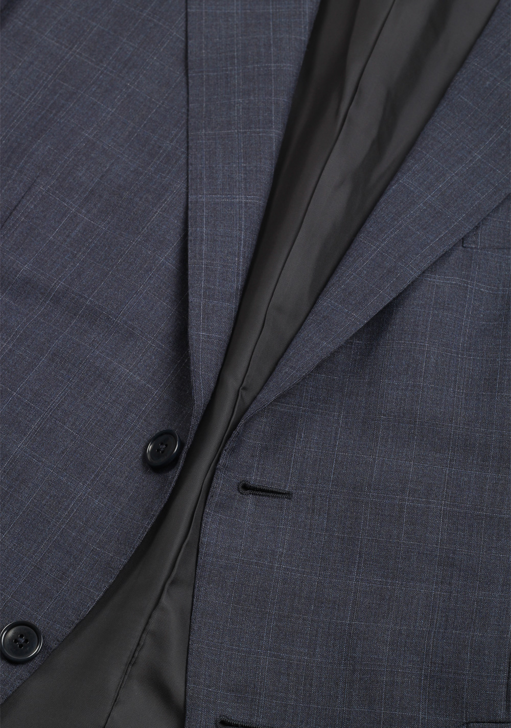 ZEGNA Milano Easy Blue Checked Suit Size 52C / 42S U.S. | Costume Limité