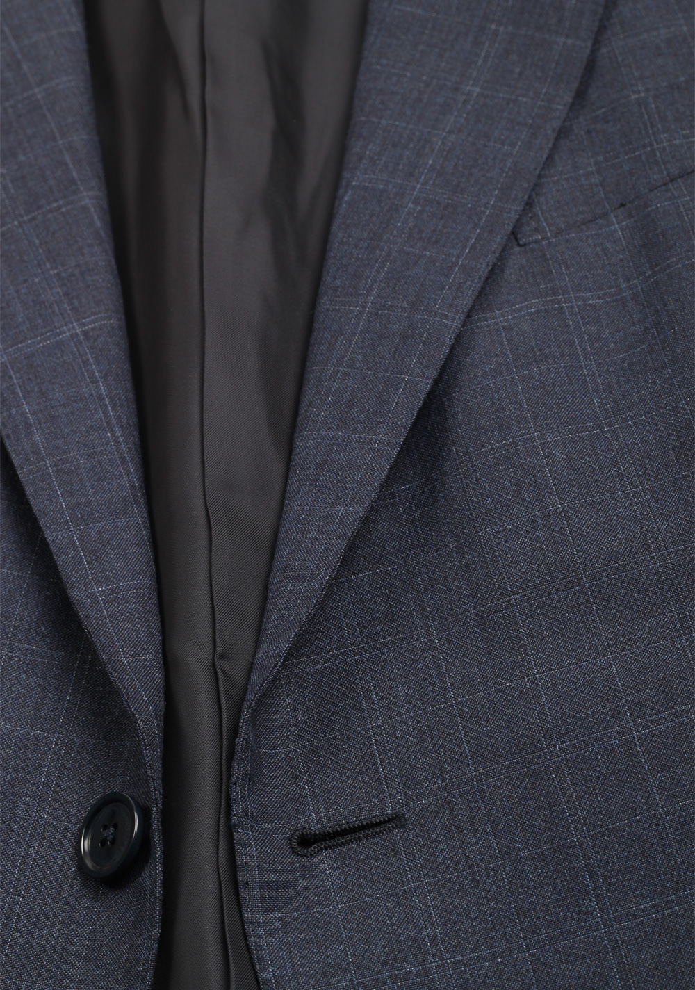 ZEGNA Milano Easy Blue Checked Suit Size 52C / 42S U.S. | Costume Limité