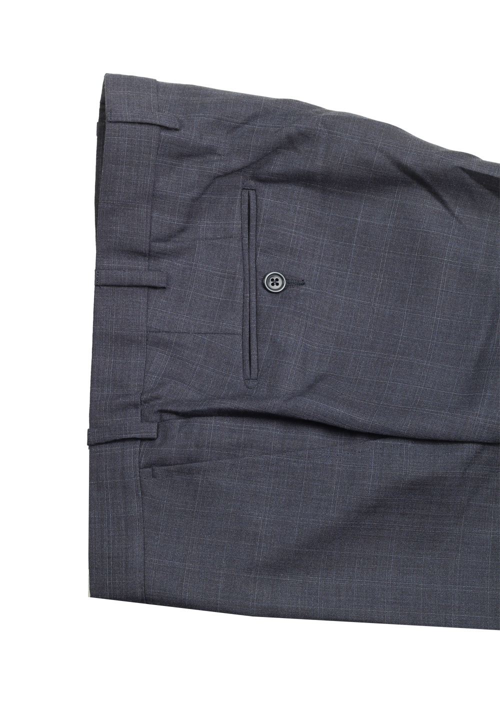 ZEGNA Milano Easy Blue Checked Suit Size 52C / 42S U.S. | Costume Limité
