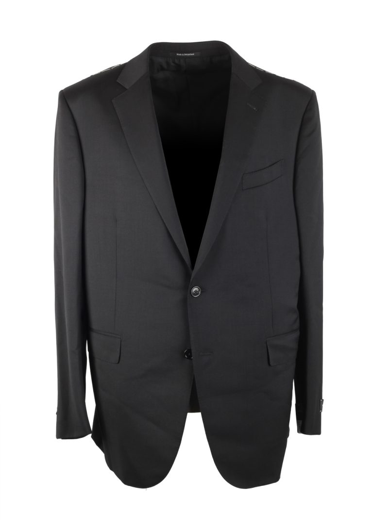 ZEGNA Milano Solid Black Multiseason Suit - thumbnail | Costume Limité