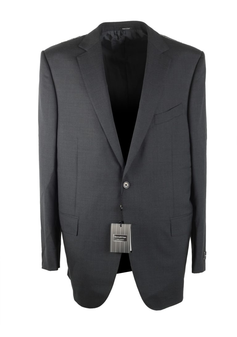 ZEGNA Mila Gray Cool Effect Suit Size 56 / 46R U.S. - thumbnail | Costume Limité