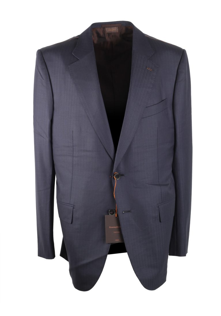 ZEGNA Couture Blue Suit Size 56 / 46R U.S. - thumbnail | Costume Limité