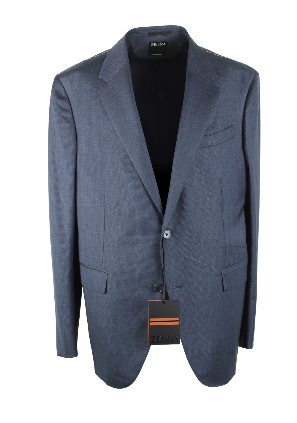 ZEGNA Natural Multiseason Blue Suit Size 56 / 46R U.S. | Costume Limité