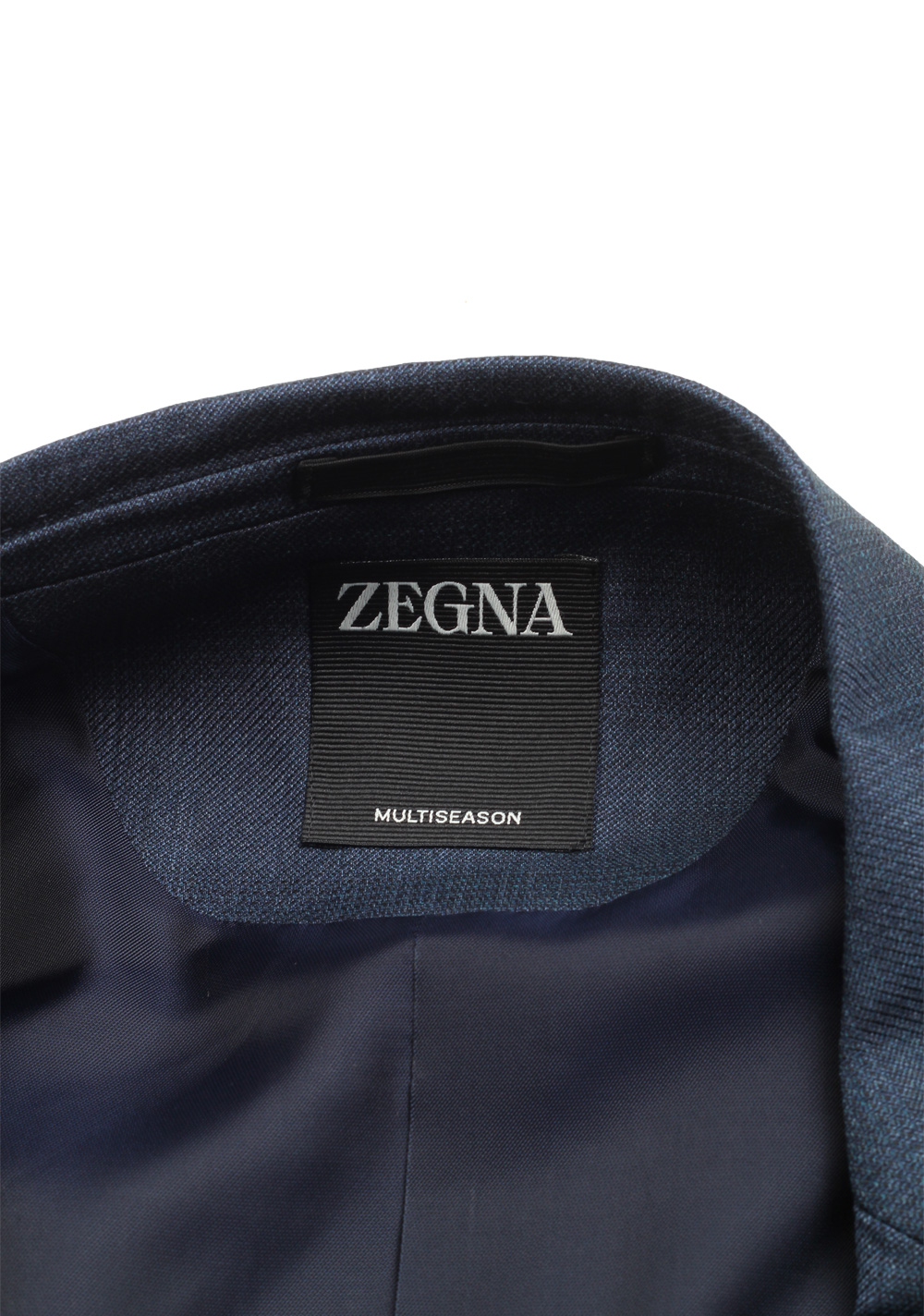 ZEGNA Natural Multiseason Blue Suit Size 56 / 46R U.S. | Costume Limité