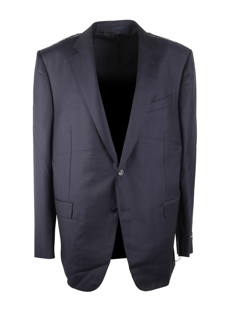 ZEGNA Milano Trofeo Blue Suit Size 58 / 48R U.S. - thumbnail | Costume Limité