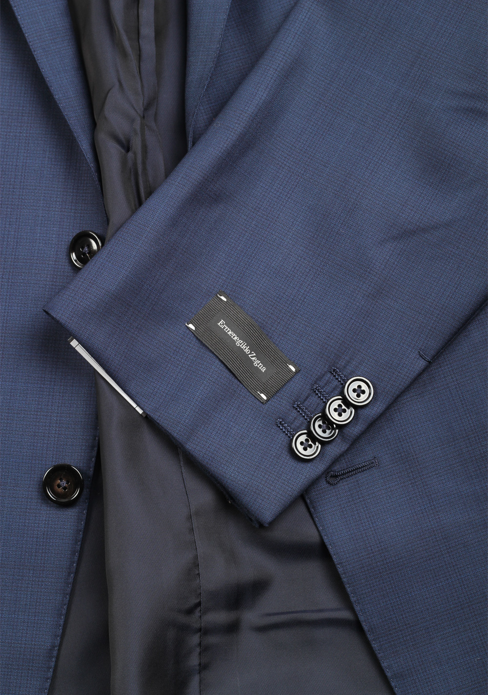 ZEGNA Milano 15 Milmil 15 Blue Suit Size 58 / 48R U.S. | Costume Limité