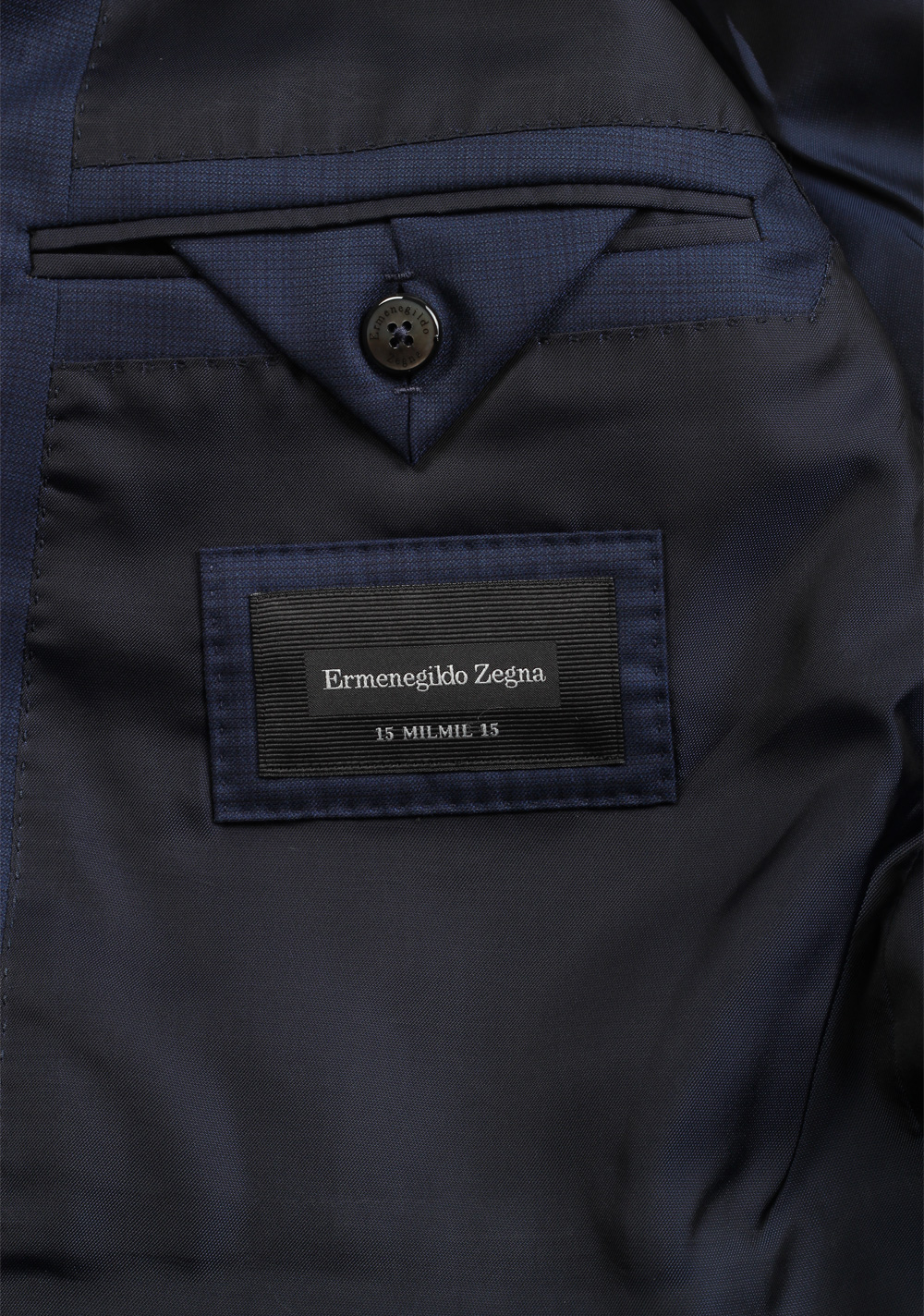 ZEGNA Milano 15 Milmil 15 Blue Suit Size 58 / 48R U.S. | Costume Limité