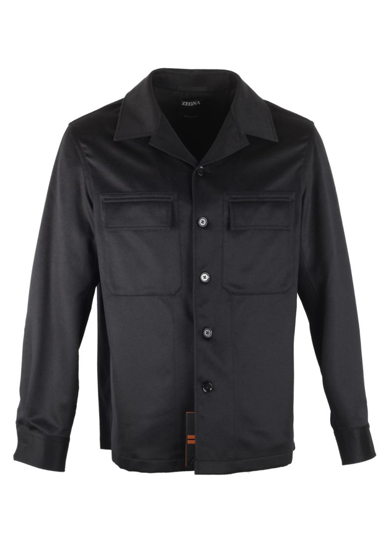 ZEGNA Black Oasi Cashmere Overshirt - thumbnail | Costume Limité