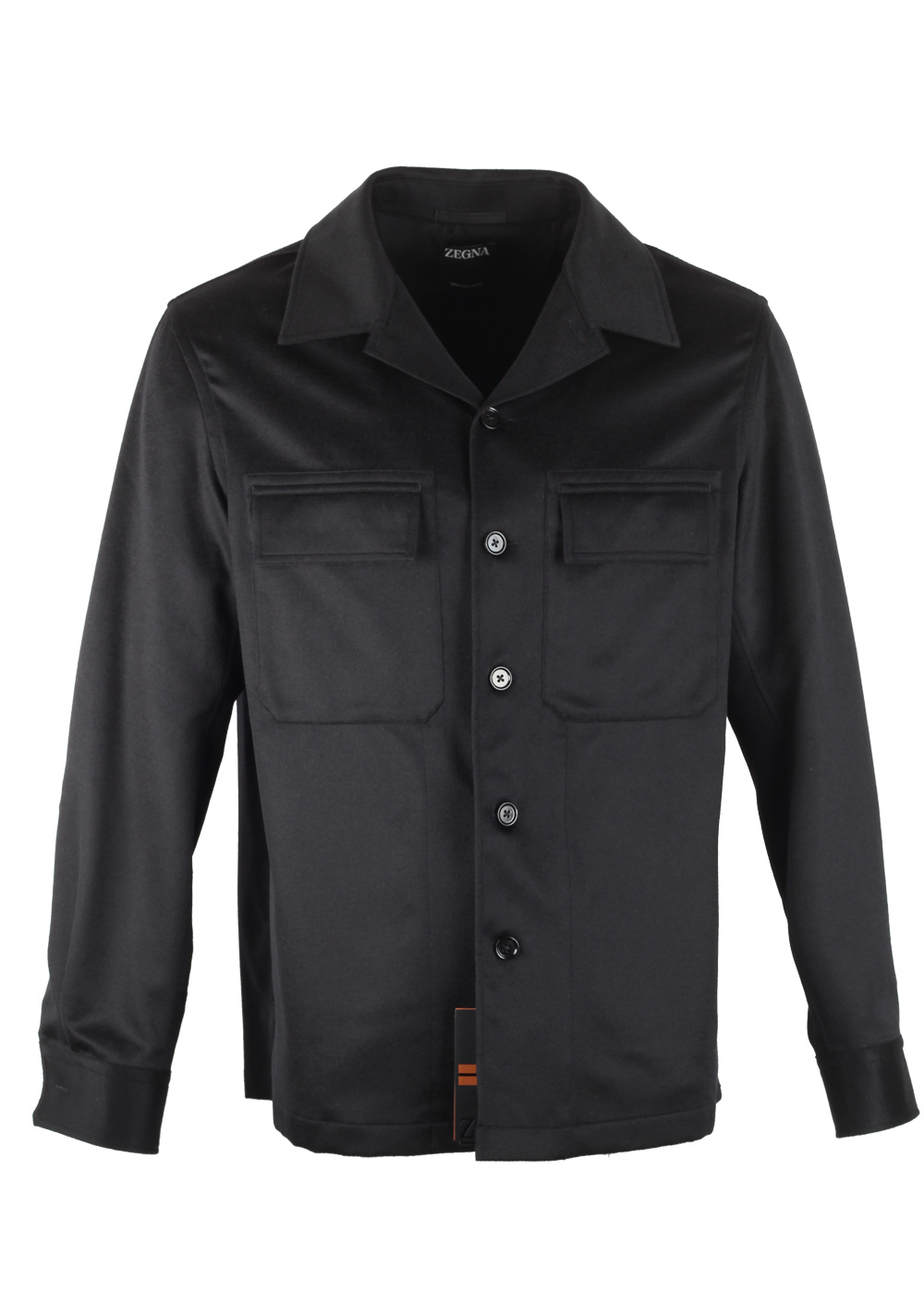 ZEGNA Black Oasi Cashmere Overshirt | Costume Limité