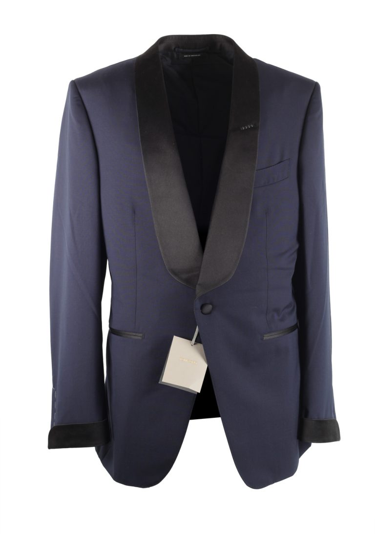 TOM FORD O’Connor Blue Shawl Collar Tuxedo Suit Fit Y - thumbnail | Costume Limité
