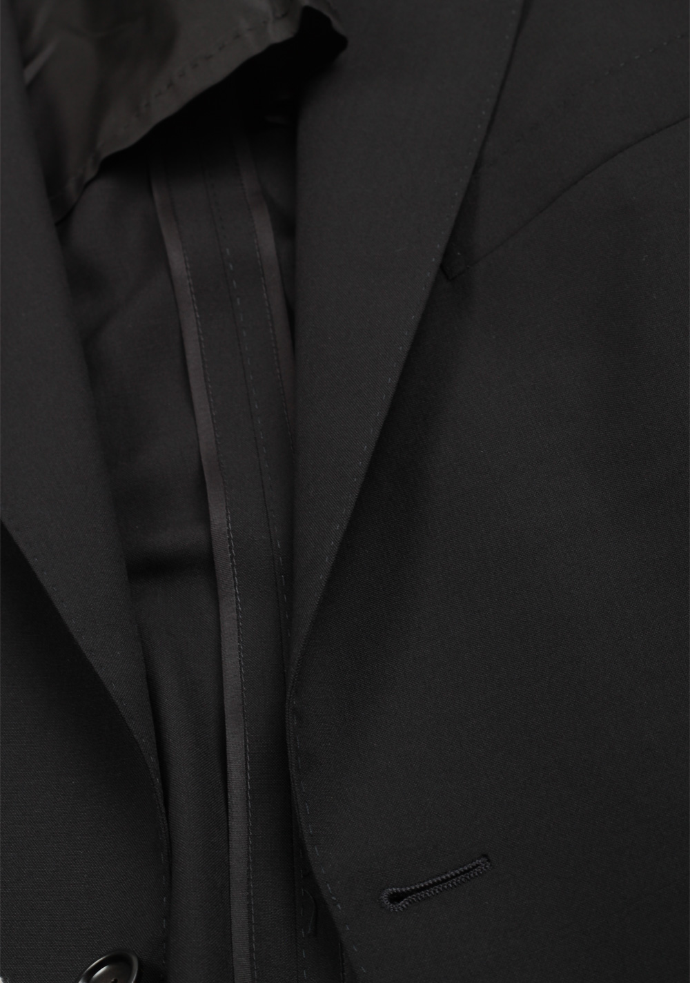 TOM FORD O’Connor Solid Black Suit Size 54 / 44R U.S. In Wool Fit Y | Costume Limité