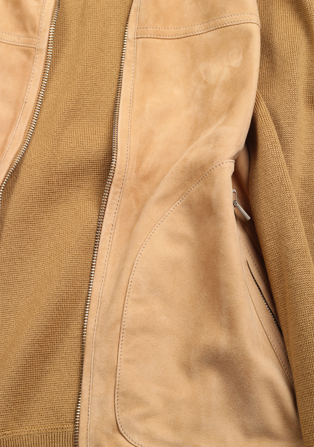 TOM FORD Brown Suede Knit Size 48 / 38R U.S. In Wool | Costume Limité