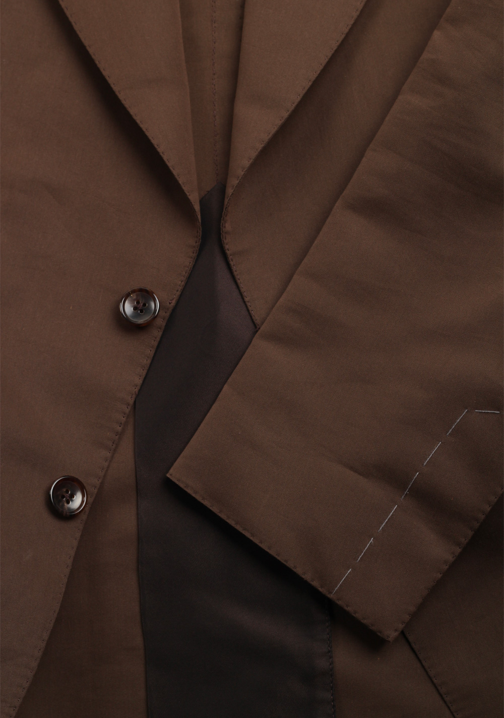 TOM FORD Atticus Brown Cotton Silk Sport Coat | Costume Limité