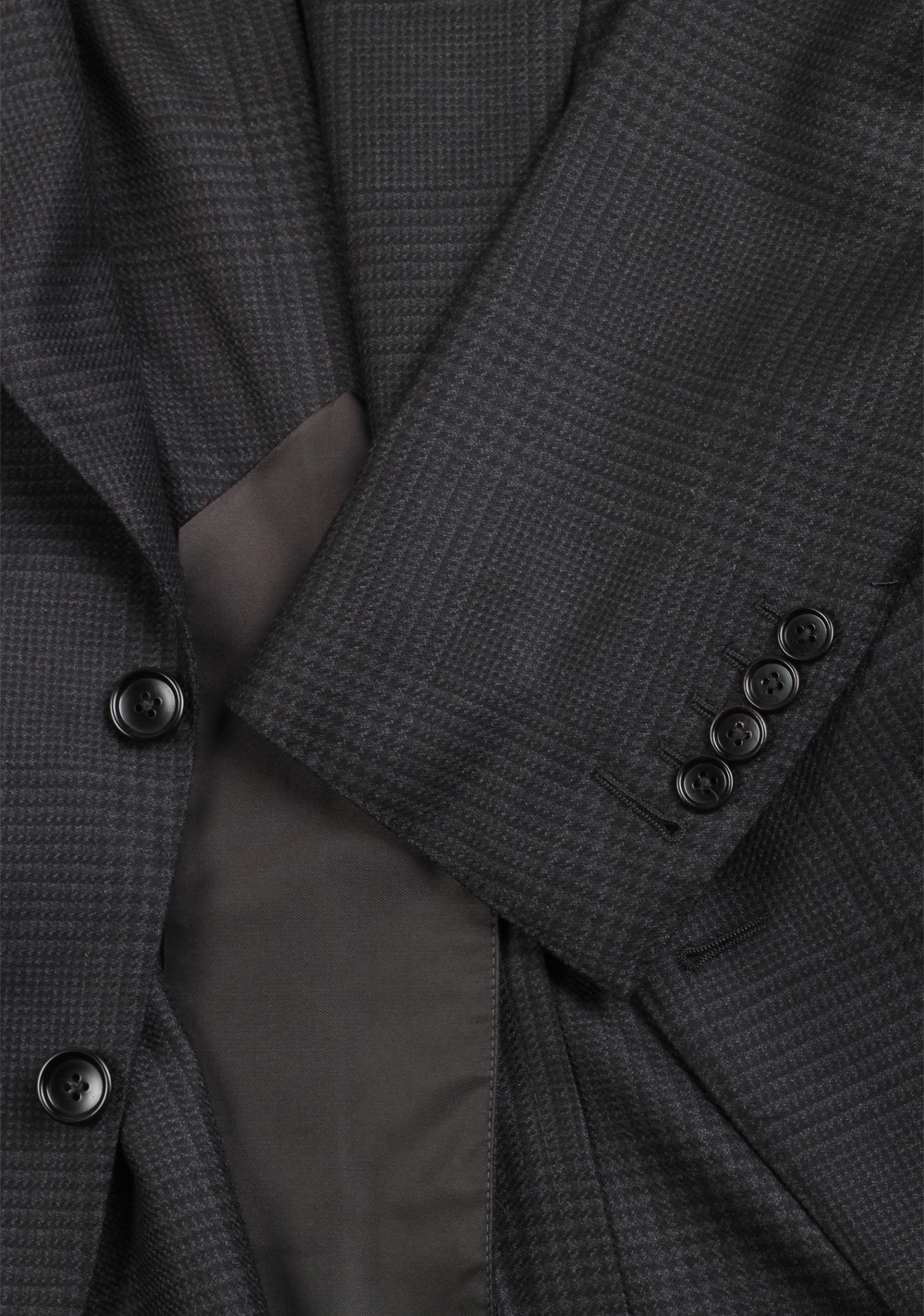 TOM FORD Atticus Gray Checked Suit Size 46 / 36R U.S. | Costume Limité