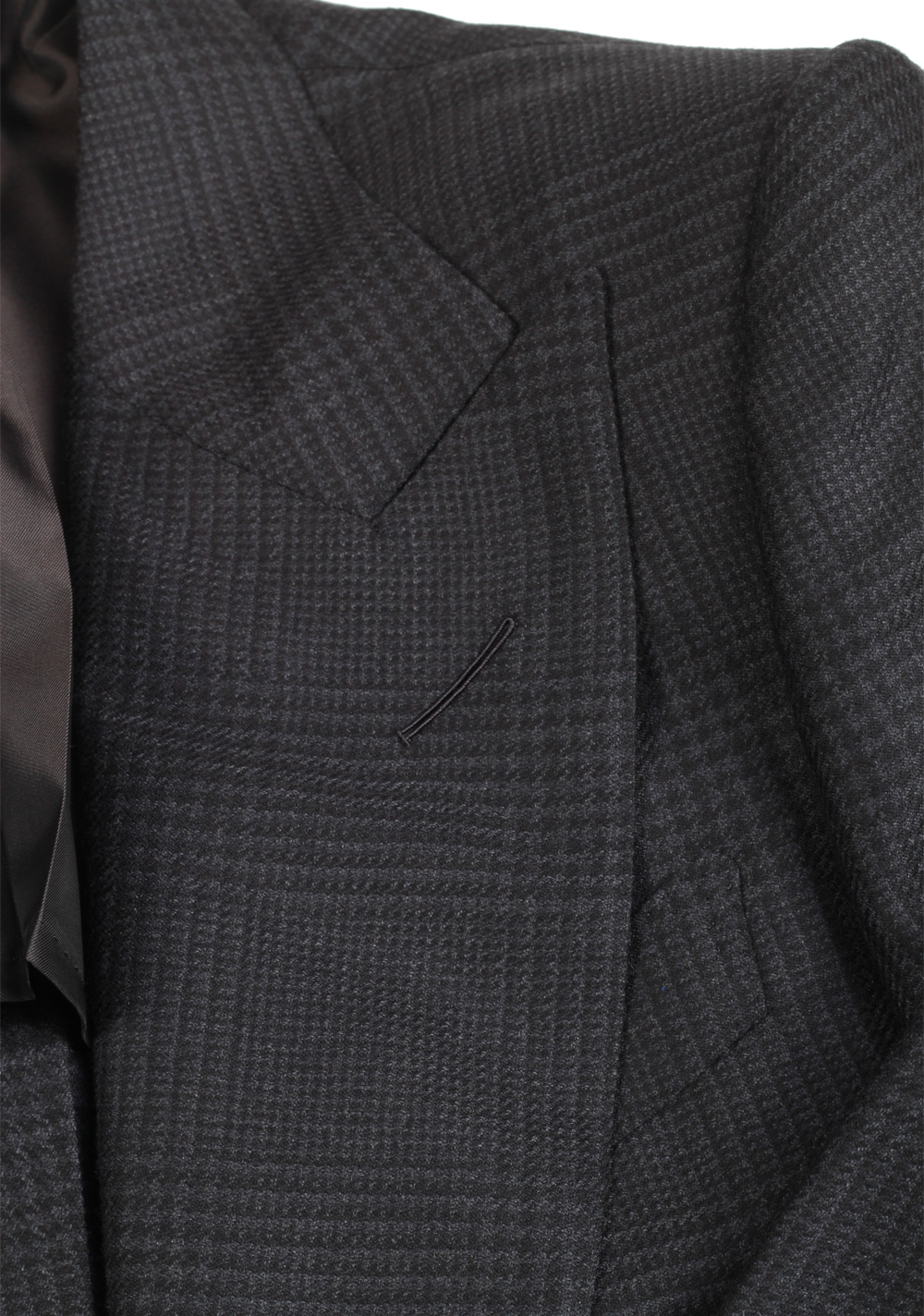 TOM FORD Atticus Gray Checked Suit Size 46 / 36R U.S. | Costume Limité