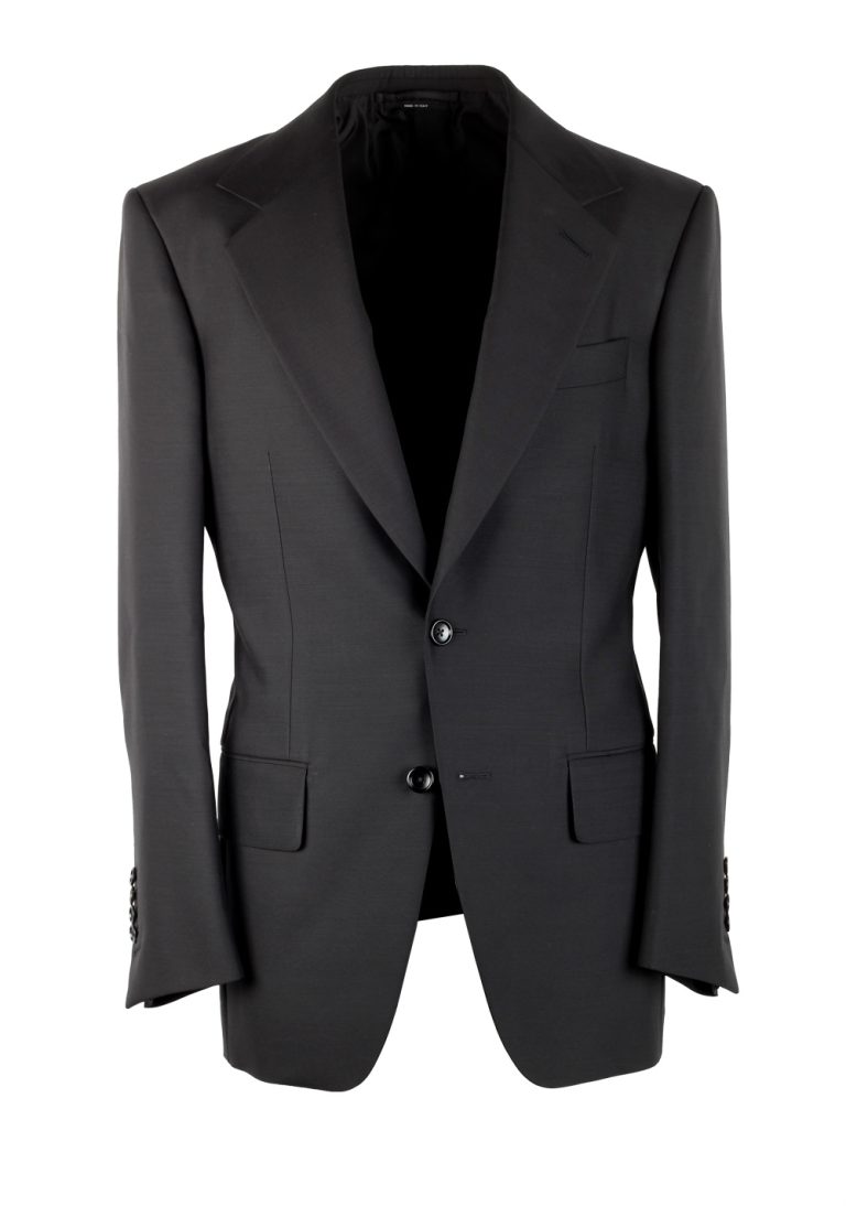 TOM FORD New Spencer Solid Black Suit Size 46 / 36R U.S. - thumbnail | Costume Limité