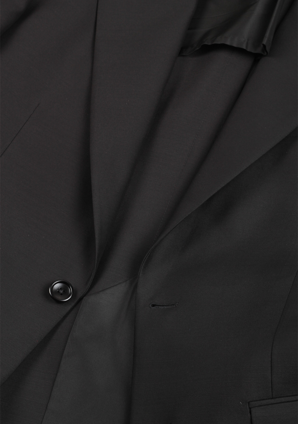 TOM FORD New Spencer Solid Black Suit Size 46 / 36R U.S. | Costume Limité