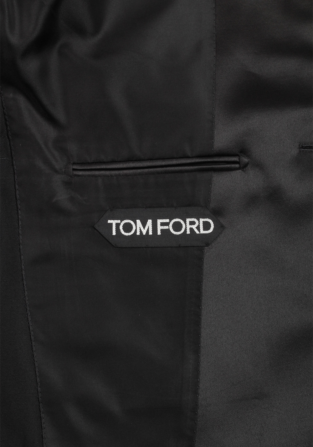 TOM FORD New Spencer Solid Black Suit Size 46 / 36R U.S. | Costume Limité