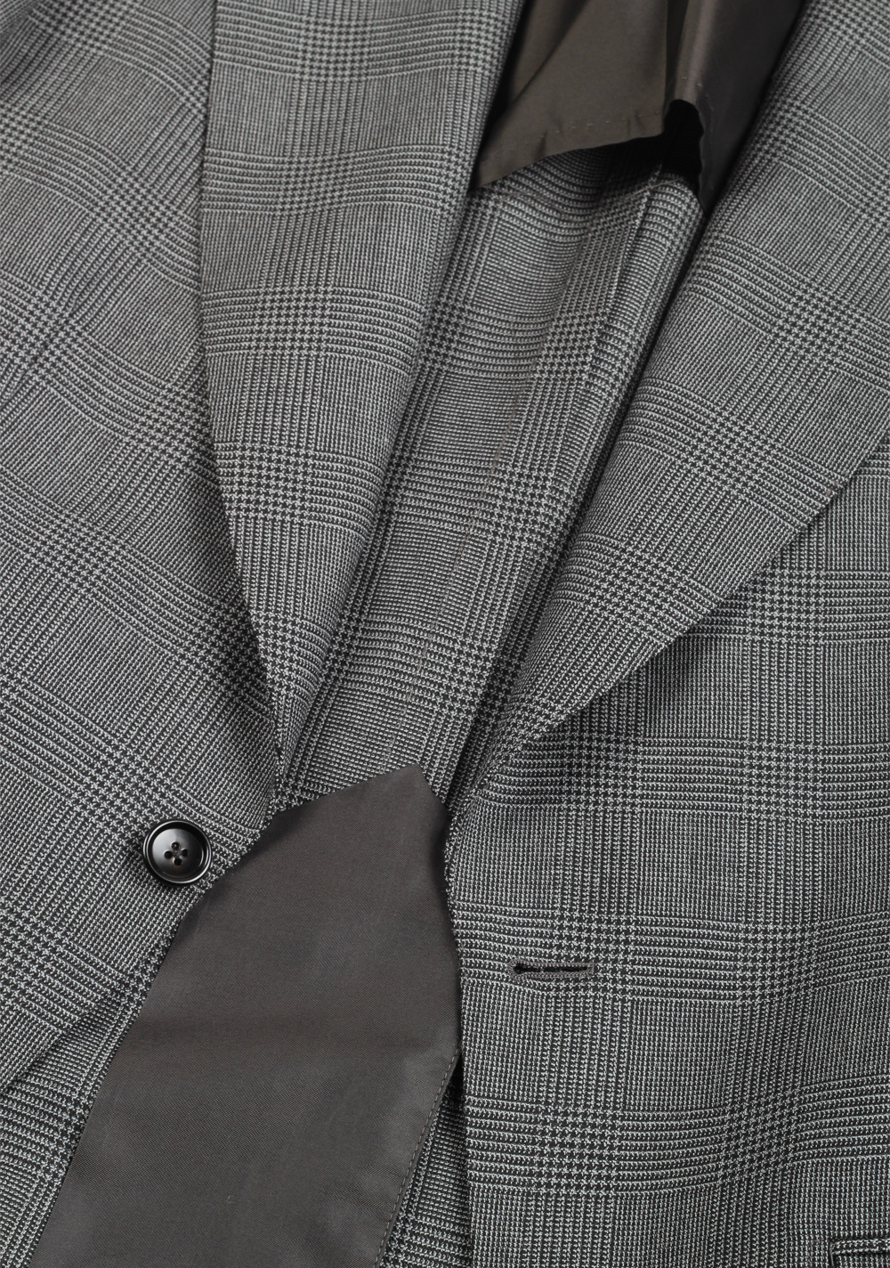 TOM FORD Atticus Gray Checked Suit Size 46 / 36R U.S. | Costume Limité