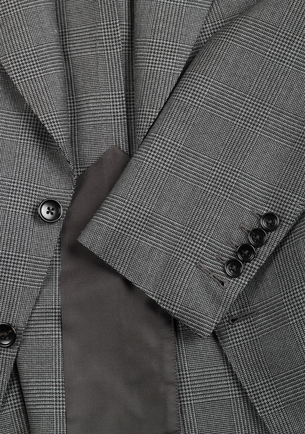 TOM FORD Atticus Gray Checked Suit Size 46 / 36R U.S. | Costume Limité