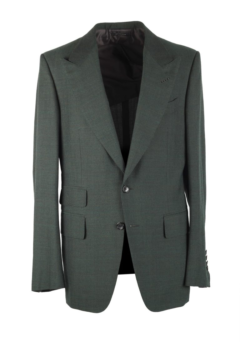 TOM FORD Shelton Green Suit Size 48 / 38R U.S. - thumbnail | Costume Limité